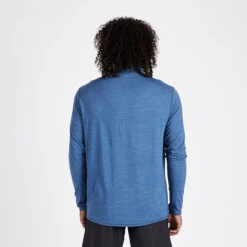 Ease Performance Half Zip | Sea Heather -Eminem Style V221HSE 5