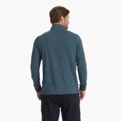 Ease Performance Half Zip | Stone Heather -Eminem Style V221HSO 03959