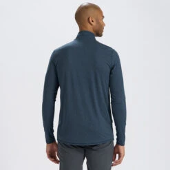 Ease Performance Half Zip | Indigo Heather 8 Ease Performance Half Zip | Indigo Heather -Eminem Style V221HTI 3