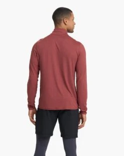 Ease Performance Half Zip | Currant Heather -Eminem Style V221HUT 2763