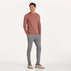 Ponto Performance Crew | Terracotta Heather -Eminem Style V224HTE 3290