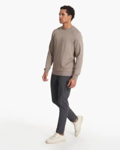 Ponto Performance Crew | Walnut Heather -Eminem Style V224HWA SP23 M ECOMM FLEECE DETAIL 1200 1X1 09605176 d031 41ca b92c db71c16c44d9