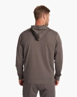 Coronado Hoodie | Cocoa Heather -Eminem Style V243COH FA23 M ECOMM fleece BACK TOPS 5