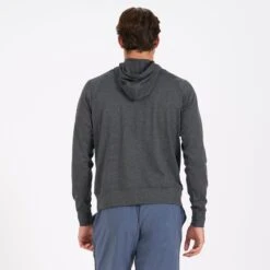 Ponto Performance Half Zip Hoodie | Charcoal Heather -Eminem Style V244HCC 3
