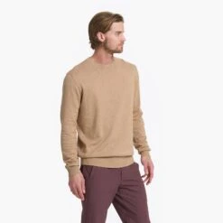 Fluent Sweater | Camel Heather -Eminem Style V250CMH 3156