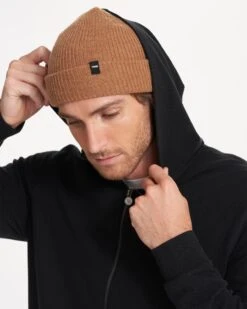 Performance Waffle Zip Hoodie | Washed Black -Eminem Style V259WBL FA22 M ECOMM FULL 2378 corrected