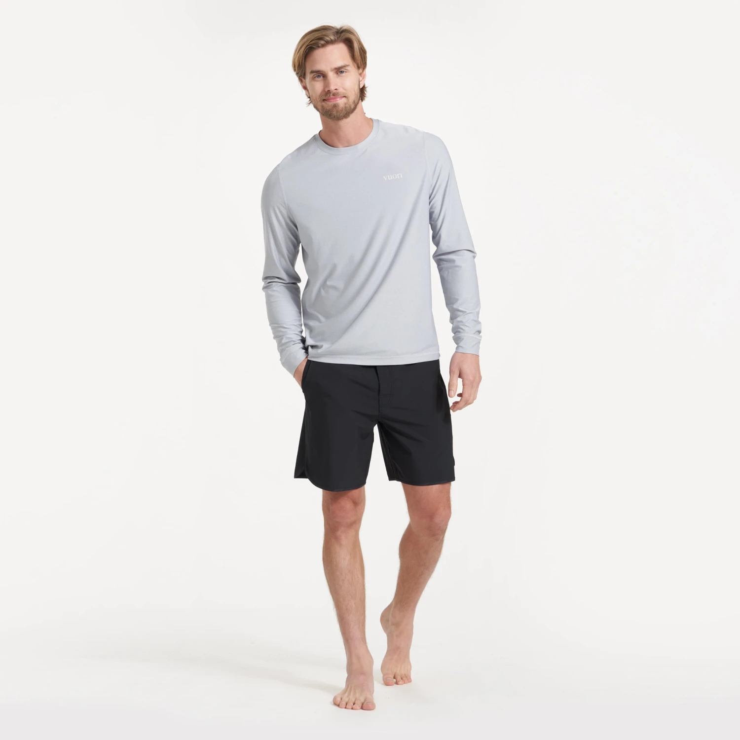 Long-Sleeve Uluwatu 2.0 Water Tee | Platinum Heather 5 Long-Sleeve Uluwatu 2.0 Water Tee | Platinum Heather - Image 5