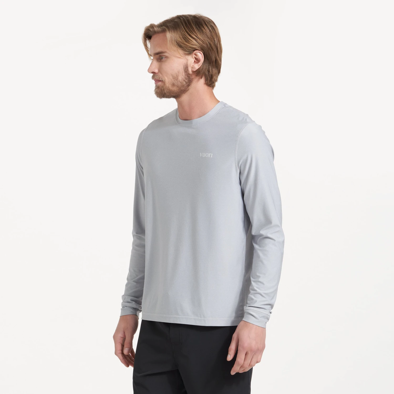 Long-Sleeve Uluwatu 2.0 Water Tee | Platinum Heather 3 Long-Sleeve Uluwatu 2.0 Water Tee | Platinum Heather - Image 3