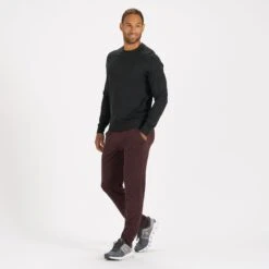 Ponto Performance Pant | Oxblood Heather -Eminem Style V418HOX 4 2cbf01ed 56af 44d5 997c 1b4a2362b4f7