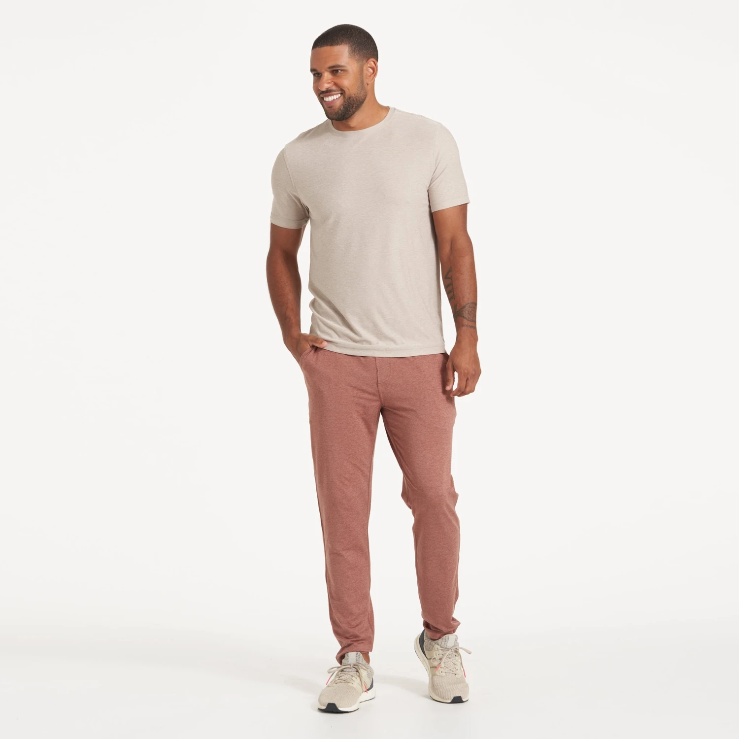 Ponto Performance Pant | Terracotta Heather 5 Ponto Performance Pant | Terracotta Heather - Image 5