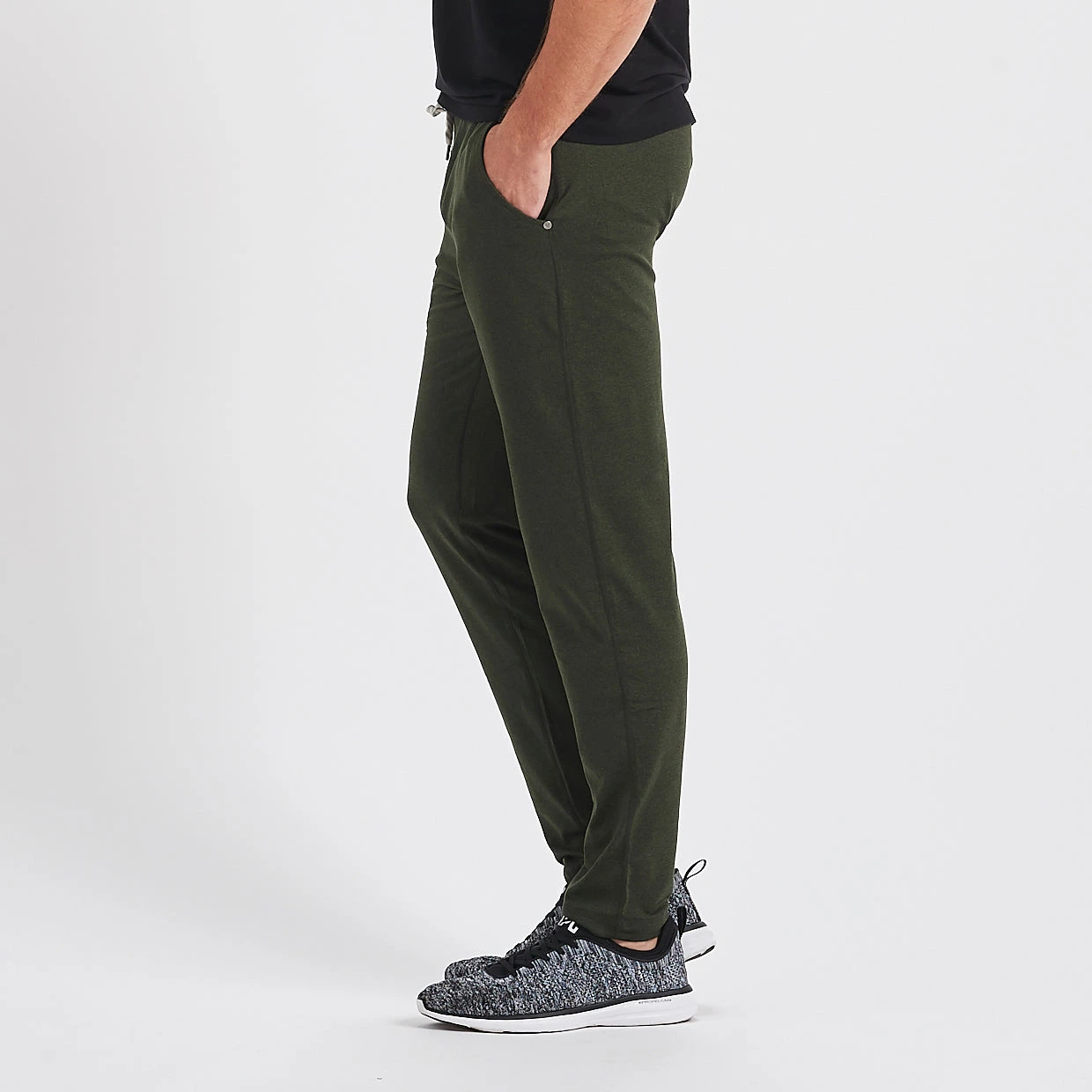 Ponto Performance Pant | Moss Heather 3 Ponto Performance Pant | Moss Heather - Image 3