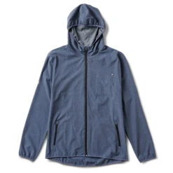 Outdoor Trainer Shell | Azure Linen Texture