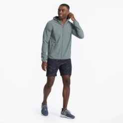 Outdoor Trainer Shell | Dusty Pine Linen Texture -Eminem Style V512DPL 01937