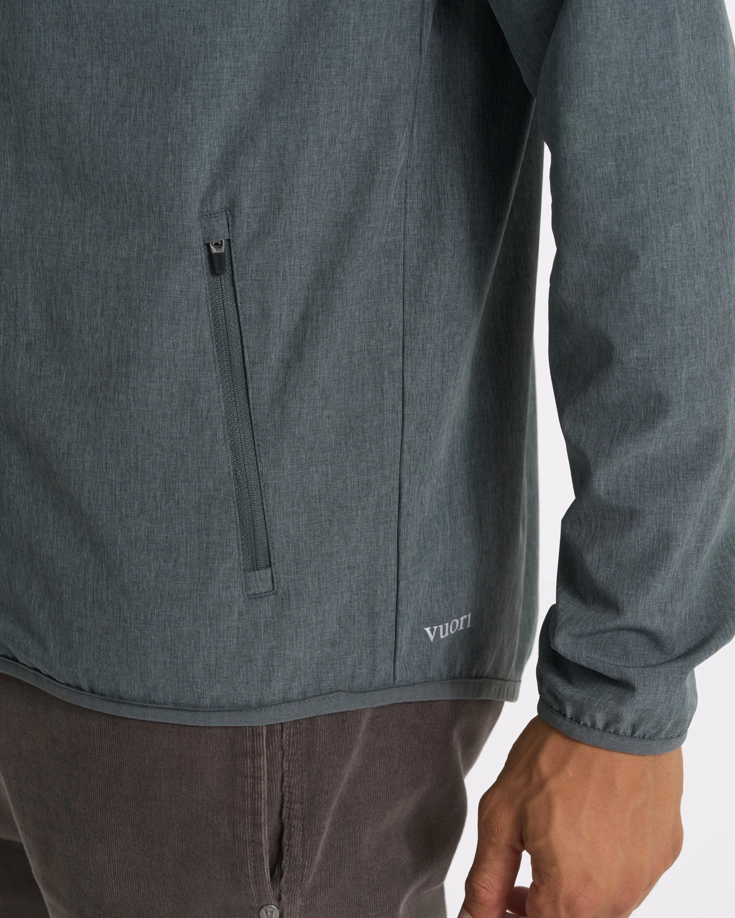 Outdoor Trainer Shell | Smoked Beryl Linen Texture 9 Outdoor Trainer Shell | Smoked Beryl Linen Texture - Image 9