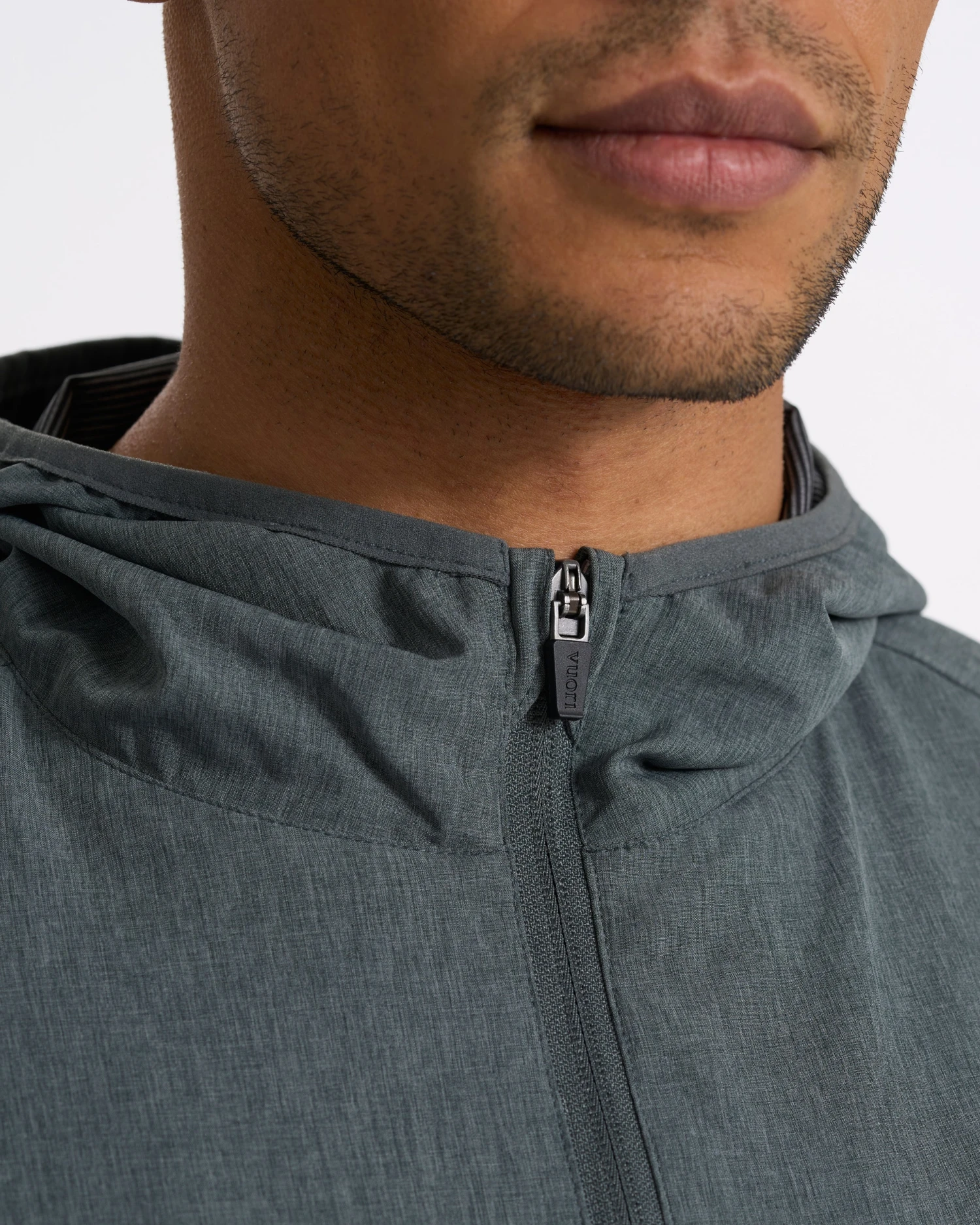 Outdoor Trainer Shell | Smoked Beryl Linen Texture 3 Outdoor Trainer Shell | Smoked Beryl Linen Texture - Image 3