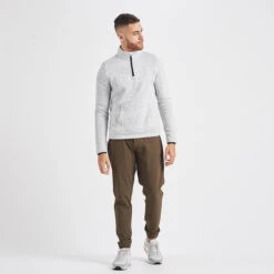 Durango Half Zip | Heather Grey -Eminem Style V519HTG 4 update