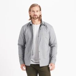 Atlas Jacket | Heather Grey -Eminem Style V522HTG 2 update