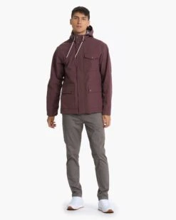 Palisades Rain Jacket | Chestnut -Eminem Style V525CHN 04303