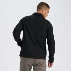Ripstop Jacket | Black -Eminem Style V527BLK 3