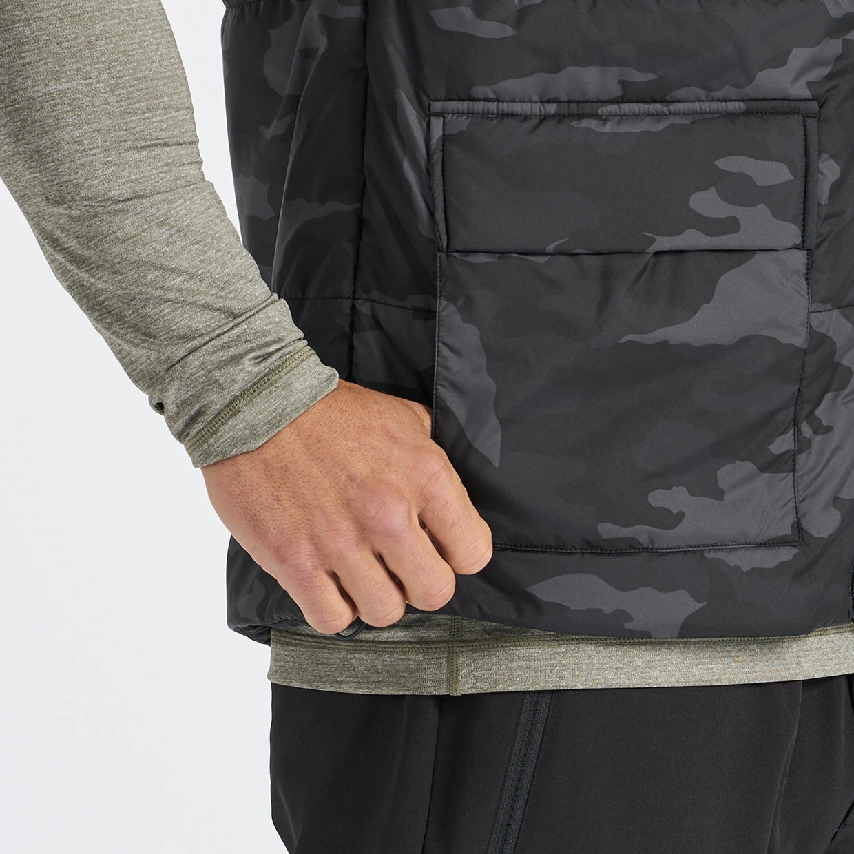 Topanga Insulation Vest | Black Camo 7 Topanga Insulation Vest | Black Camo - Image 7