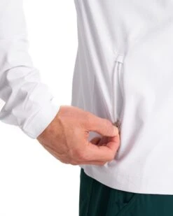 Venture Track Jacket | White -Eminem Style V536WHT FA23 M ECOMM jackets DETAIL 6