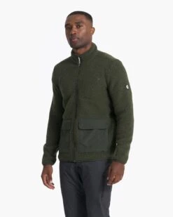 Idyllwild Sherpa Jacket | Forest -Eminem Style V543FOR 03271