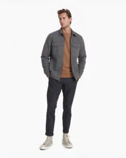 Ridgeline Wool Jacket | Charcoal Heather -Eminem Style V545HCC FA22 M ECOMM 0008